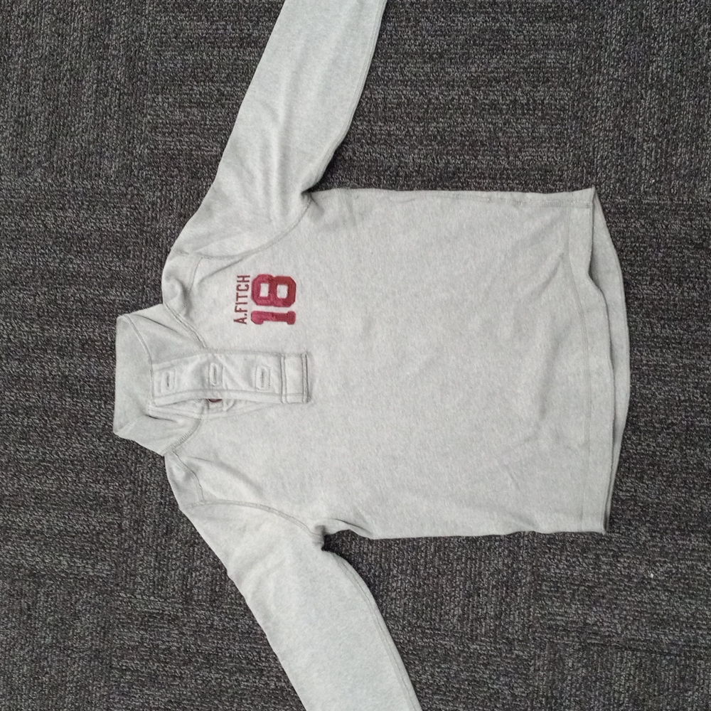 Abercrombie Large 1/4 Button Down Pullover - image 1